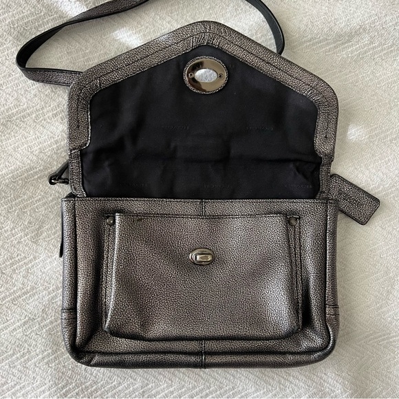 COACH Rhyder Crossbody Gunmetal Pebble Leather - Picture 7 of 13